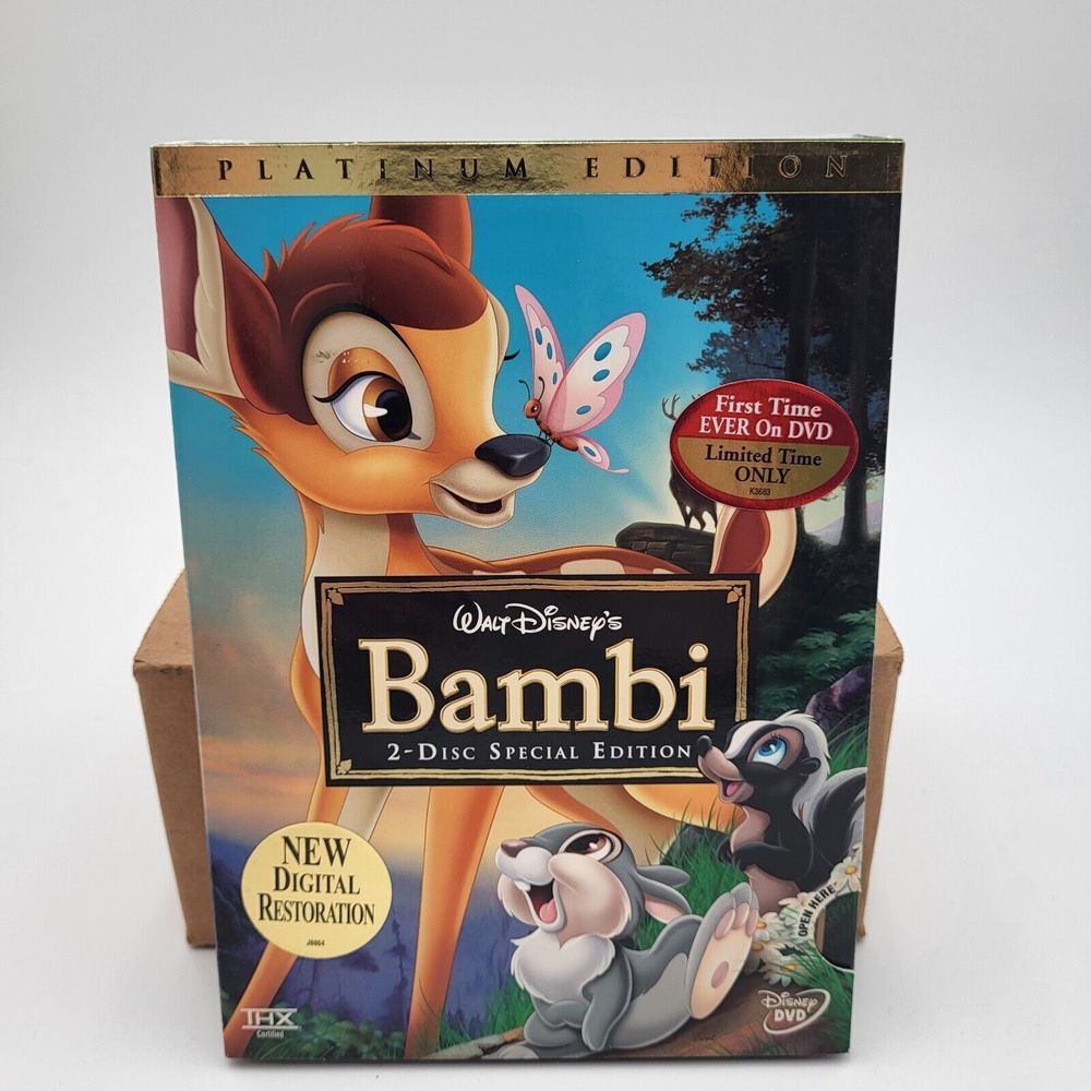 Walt Disney's Bambi 2-Disc‎ Special Edition Platinum with Slipcover